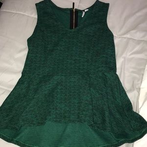 Peplum tank top